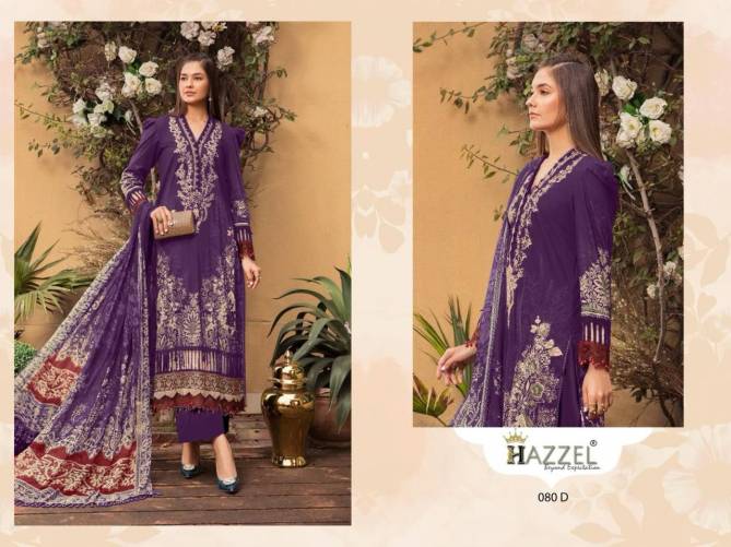 Hazzel 080 A To D Lawn Cotton Pakistani Suits Wholesale Shop In Surat
